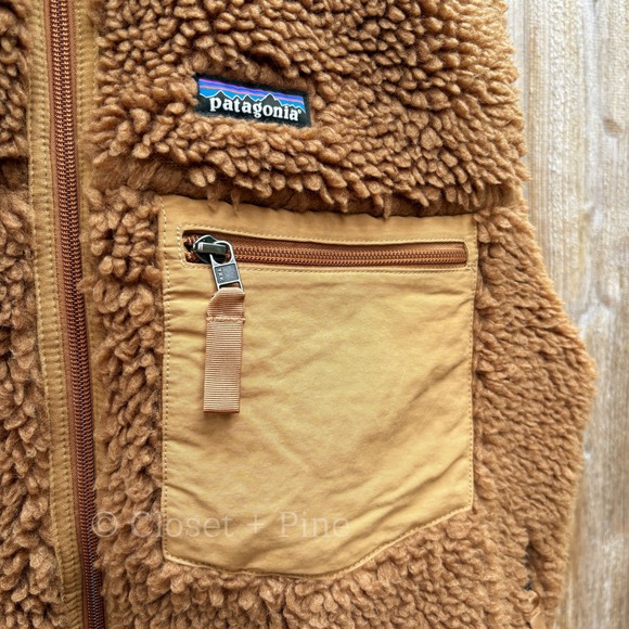 Patagonia Classic Retro-X Vest Deer Brown Size Large NWOT - Picture 7 of 15